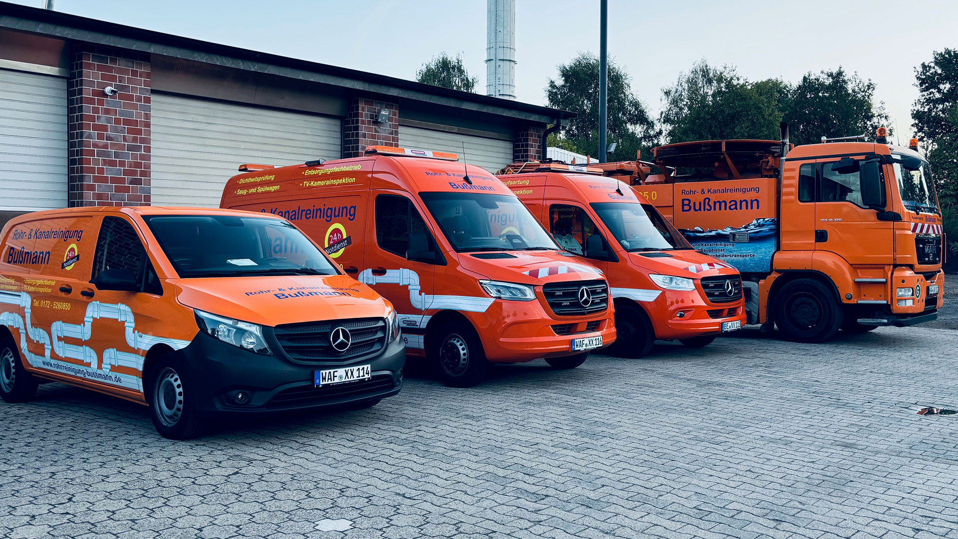 Rohr- und Kanalreinigung Bußmann Fuhrpark